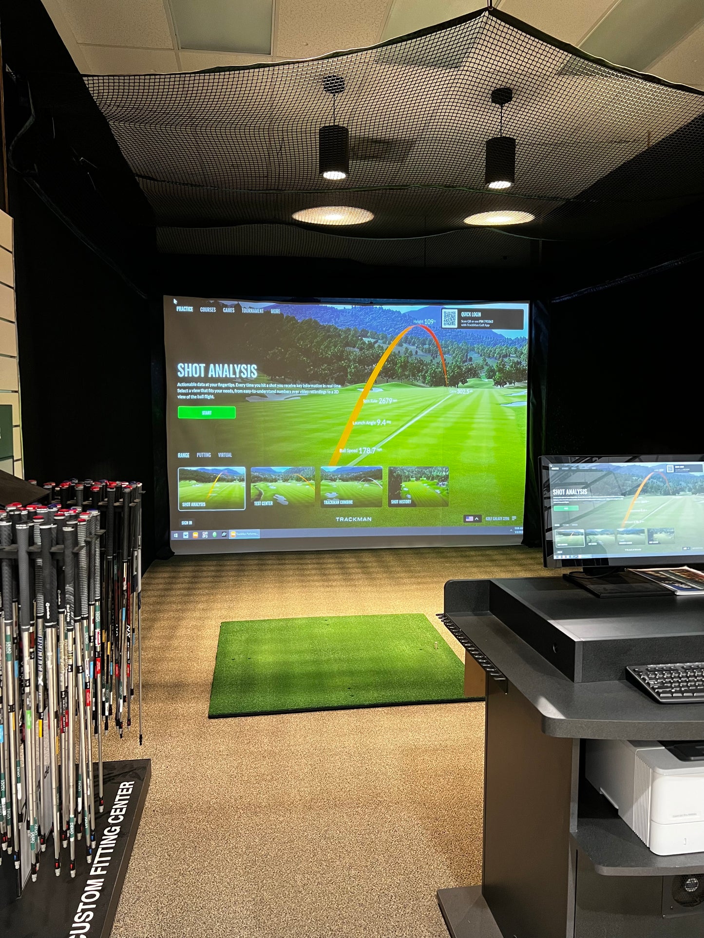 Retractable Curtains with Hardware